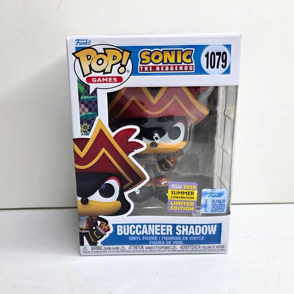 Funko Pop! Vinyl: Sonic Buccaneer Shadow 1079 Summer Convention Limited Edition - Picture 1 of 8